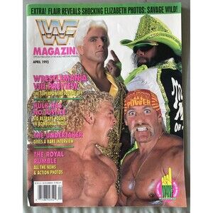 WWF Magazine April 1992 Hulk Hogan Ric Flair Macho Man WrestleMania VIII Preview